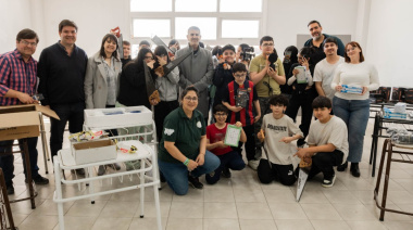 Se hizo entrega de materiales y herramientas a los Colegios Técnicos “Soberanía Nacional” y “Malvinas Argentinas”