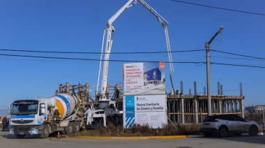 Se recorrió la obra de la Comisaría de Género y Familia en Río Grande