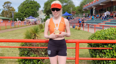 Mahia Alonso, orgullo fueguino rumbo a Santiago 2025