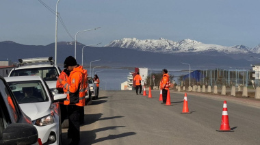 Se realizó controles vehiculares en la entrada de la ciudad