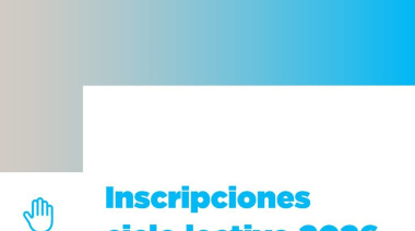 Se abre las inscripciones al Ciclo Lectivo 2026 de las Escuelas Experimentales