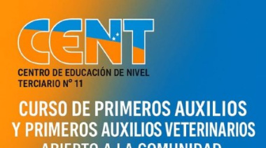 Se invita a participar en cursos de Primeros Auxilios Veterinarios con certificación del CENT 11