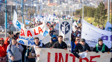 Se pronunció a favor de la universidad pública: “el país le dice basta a la motosierra de Milei”
