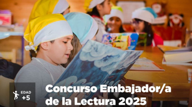 Abren las inscripciones al concurso para “Embajador/a de la Lectura 2025”