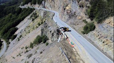 Avanzan los trabajos de Vialidad Nacional en el Paso Garibaldi