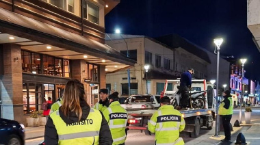 Motos incautadas en un operativo conjunto de tránsito