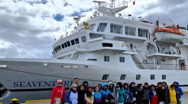 Inició el ciclo de visitas escolares a cruceros antárticos