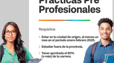 Continúa abierta la inscripción para las Prácticas Pre-Profesionales