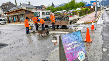 Se avanza con la puesta en valor de la zona céntrica y realiza tareas de mantenimiento urbano