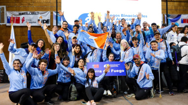 Se vivió el emotivo acto inaugural de los IV Juegos Binacionales ParaAraucanía en Punta Arenas