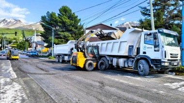 Se avanza con trabajos de repavimentación en el sector de las seis esquinas