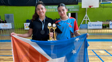Alma Ganz, la joven fueguina que hizo historia: doble Campeona Nacional de Bádminton