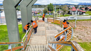 Se realiza trabajos de puesta en valor en distintos sectores de la ciudad