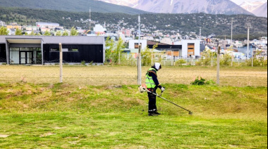 Se sigue trabajando en el mantenimiento de espacios verdes