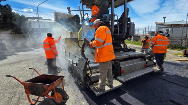 Se avanzó en la repavimentación de la calle 12 de Octubre