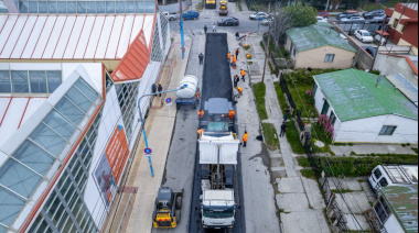 Avanza el programa de recuperación vial con repavimentación en las calles 12 de Octubre y Fitz Roy