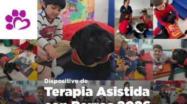 Se abrió la preinscripción para el Dispositivo de Terapia Asistida con Perros 2026