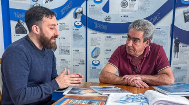 Se recibió a Luciano Moreno en el espacio pensar Malvinas