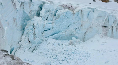 Se recomienda evitar el acercamiento al glaciar Ojo del Albino