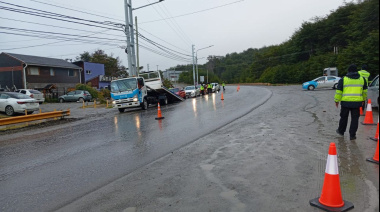 Controles de tránsito durante la madrugada de año nuevo