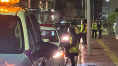 Se realizó controles de tránsito durante la madrugada del domingo