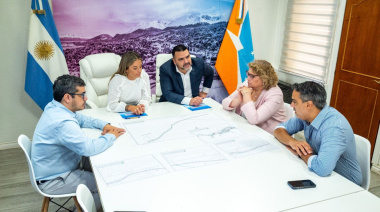 Se firmó un convenio con el FAMP fueguina para avanzar con la obra integral del Paseo Costero