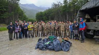 Se realizaron una jornada de limpieza y mantenimiento en el sendero a Laguna Esmeralda