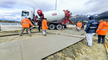 Se avanza con las obras de la pasarela Luis Pedro Fique
