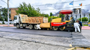 Se avanza con obras de repavimentación en distintas arterias de la ciudad