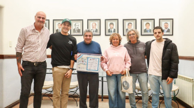 El Municipio de Ushuaia reconoció a la nadadora española “Tita” Llorens