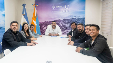 El Intendente Vuoto se reunió con los organizadores de la vuelta a la Tierra del Fuego