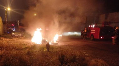 Incendio intencional de un vehículo en Río Grande