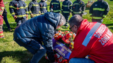 El Municipio de Ushuaia participó en los homenajes al bombero voluntario Diego Sánchez