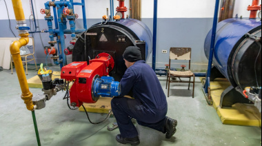 Se culminan los trabajos de readecuación de la instalación de gas en la Escuela N°8