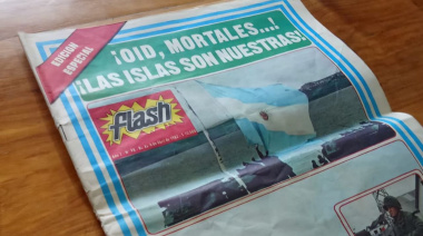 Se donó material histórico al espacio pensar Malvinas