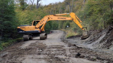 Se continúa trabajando en diversos sectores de las Rutas Fueguinas