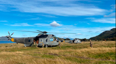 Unidades de los distintos componentes de la Armada Argentina se adiestraron en la región austral.