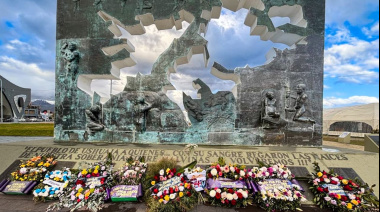 Repudio absoluto a la colocación de ofrendas con símbolos británicos en el monumento a los Caídos en Malvinas
