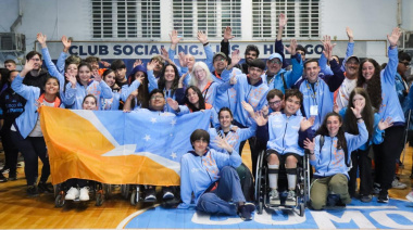 Se recibe a deportistas Patagónicos en los Juegos Integrados