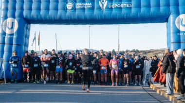Cindy Ríos y Dante Caro fueron los ganadores de “Ushuaia corre por Malvinas” 2026