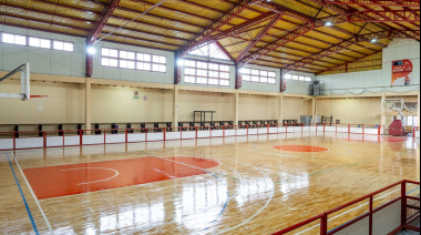 La obra de refacción del gimnasio Ana giró entra en su etapa final