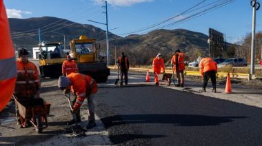 El Municipio completó la última etapa de repavimentación en Héroes de Malvinas