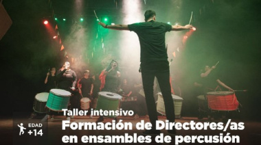 La Secretaría de Políticas Ambientales, Culturales y Educativas impulsará un Taller Intensivo de ensambles de percusión