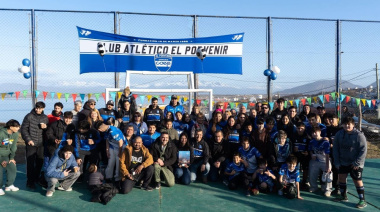 Entregaron el decreto para la administración de un playón deportivo al club el porvenir
