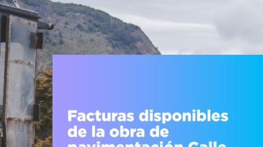 Continúa habilitado el pago de facturas para la obra de pavimentación de calle De los Ñires