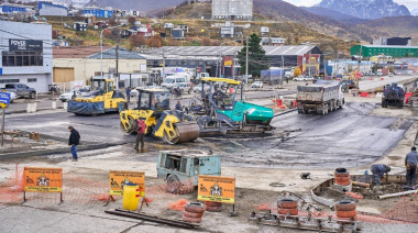 Evaluaron el avance de la obra del paseo costero de Ushuaia