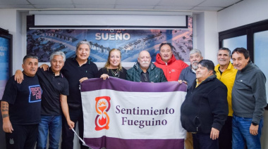 Se recibió a referentes de “Sentimiento Fueguino” y consensuaron una agenda de trabajo conjunta