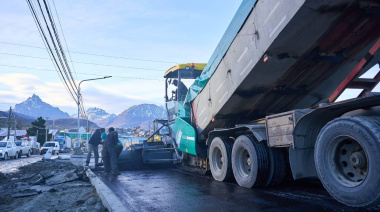 Avanza con la obra de ampliación de la avenida Perito Moreno