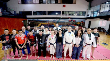 Se realizó un seminario de Jiu-Jitsu con un pionero de la disciplina