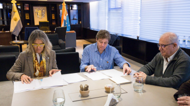 La provincia y SENASA firman un convenio para desarrollar el polo acuícola austral